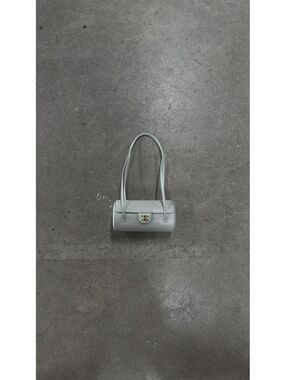 Chanel Preppy Coco Small Bowling Bag White Caviar 2026 Authentic